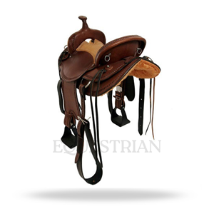 Western Trail Saddle Horse Riding Saddle Equestrian <b>Equipment</b> - Product Image 3
