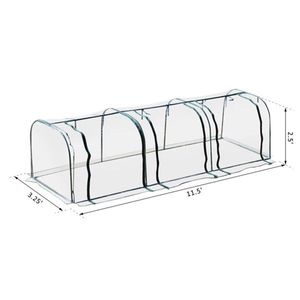 Mini-serre à structure en aluminium avec design pop-up - Portable et moderne pour la culture en extérieur - Product Image 5