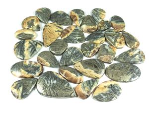 Piedra Preciosa de Pirita Natural en Forma de Cabujón Suelta para Joyería - Product Image 5