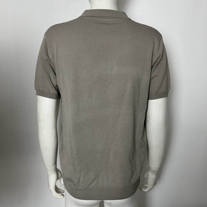 Suéter de Punto Elástico de Alta Calidad para Hombre, Manga Corta, Estampado, Secado Rápido, Informal - Product Image 3