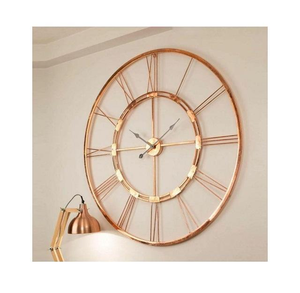 นาฬิกาแขวนผนังโลหะ ตกแต่งบ้าน เหมาะสำหรับห้องนั่งเล่น นาฬิกาแขวนผนังโลหะที่ดีที่สุด ดีไซน์สั่งทำได้ ราคาขายส่ง - Product Image 4