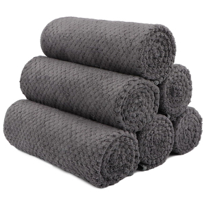 Toalla Deportiva de Algodón Tejido para Adultos, Suministrada por el Fabricante, con Bolsillo con Cremallera |   Toalla de Gimnasio de Secado Rápido Personalizada |   Suave y Absorbente - Product Image 1