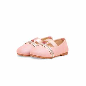 Sandales décontractées à talon pêche pour filles KD2265 - Product Image 3