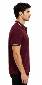 Polo de Alta Calidad para Hombre, 100% Algodón, Casual, con Logotipo Personalizado, Impresión en Serigrafía, Camiseta Polo para Golf, Ropa Casual para Exteriores - Product Image 3