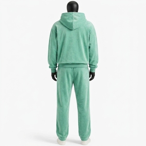 Conjunto Deportivo Informal de Invierno para Correr y Entrenar, Hecho en Fábrica, 100% Algodón, para Hombre - Product Image 5