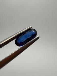 Zafiro Azul Real Natural AAA, Gema Preciosa Suelta, Corte Ovalado Largo, 1.05 Quilates, 9X4X2MM, Color Ceilán, para Joyería - Product Image 6