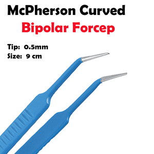 คีมคีบสองขั้วแบบโค้ง McPherson พรีเมียม ทำจากเหล็กกล้าไร้สนิม ใช้ซ้ำได้ ใช้แรงมือ ได้รับการรับรองมาตรฐาน CE สำหรับการผ่าตัด - Product Image 3