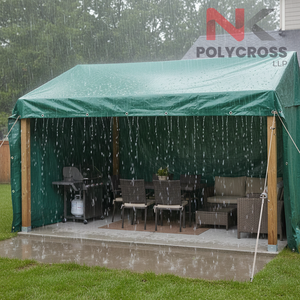 Lámina Protectora para Exteriores con Borde Reforzado para Mayor Durabilidad, para Barbacoas y Electrodomésticos de Exterior, para Exportación - Product Image 4