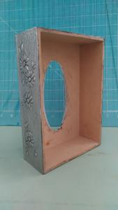 Porte-mouchoirs en métal finition argentée, design floral artisanal, pour comptoir de salle de bain, chambre d'hôtes et décoration intérieure, provenant d'Inde - Product Image 5