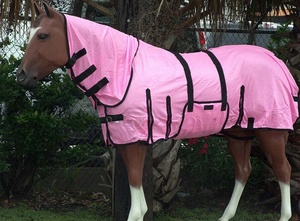 BRAND ZONE Manta de Invierno para Caballo de Forro Polar Impermeable Personalizada con 2 Correas para las Patas - Diseño de Cuello Estándar - Product Image 4