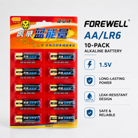Fabricant OEM de piles alcalines LR6 AA 1,5 V 2700 mAh, puissance fiable, longue durée de vie, vente en gros, logo personnalisé, jouets, lampes de poche