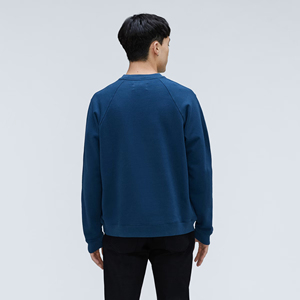 Pull d'hiver personnalisé avec logo, col rond, 100% coton molletonné, épais, imprimé en sérigraphie avec logo personnalisé - Product Image 3