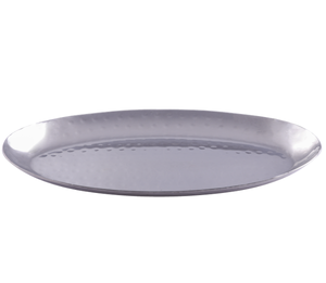 Assiette de service en aluminium, plat de présentation, récipient alimentaire, fournisseur d'assiettes en aluminium, assiette ronde en aluminium faite à la main - Product Image 4
