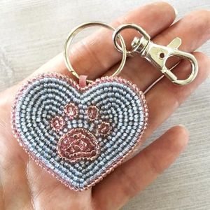 Stylish Beaded Keychain Charm Trendy Cute Pendant for Women And Girls At <b>Cheap</b> Price - Product Image 5