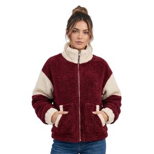 Abrigo de Felpa Cálido a Precio Bajo, con Solapa Abatible, Bolsillos Dobles con Parches, Chaqueta de Invierno de Alta Calidad - Product Image 3