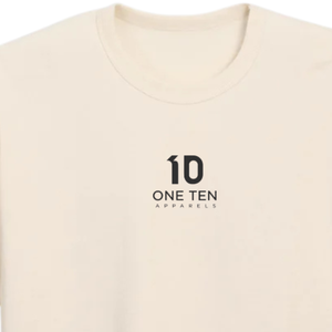 เสื้อยืดผู้ชายทรงหลวม สีธรรมชาติ ผ้าฝ้ายพรีเมียม คอกลม แขนสั้น สไตล์ลำลอง โอเวอร์ไซส์ ใส่สบายทุกวัน - Product Image 3