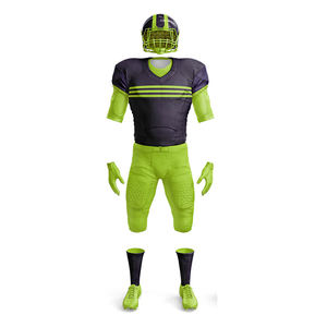Uniforme de football américain pour adultes, personnalisable, anti-UV, anti-bactérien, vêtements d'équipe sportive de haute qualité, confortables, respirants, sur mesure - Product Image 3