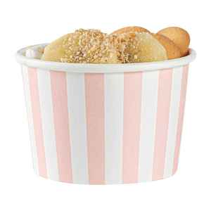 ถ้วยไอศกรีมกระดาษพิมพ์โลโก้ส่วนตัวพร้อมฝาปิด ขนาด 4/5 ออนซ์ ถ้วยโยเกิร์ตพร้อมช้อน บรรจุภัณฑ์แบบกำหนดเองสำหรับอาหาร/งานฝีมือ - Product Image 4