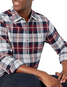 Wholesale <b>Men</b> Casual <b>Shirts</b> Breathable Street Wear Fashion Casual Custom OEM <b>Flannel</b> <b>Shirts</b> 100% Cotton Plaid <b>Shirts</b> for Man - Product Image 2
