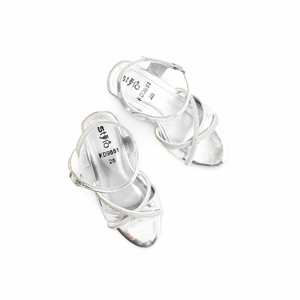 Sandales à talon argentées pour filles KD9861 - Product Image 1