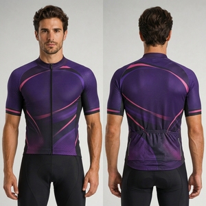 Maillot de cyclisme professionnel, vêtements de cyclisme conçus avec un tissu léger pour les sorties en club et les courses compétitives - Product Image 4