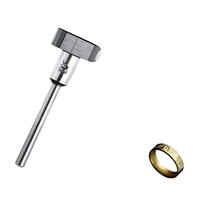 Alat Berlian Alami EAGLION 1mm Model FT untuk Pembuatan Perhiasan, Roda Gerinda V-Shape, Peralatan Pengasah dan Pengukir