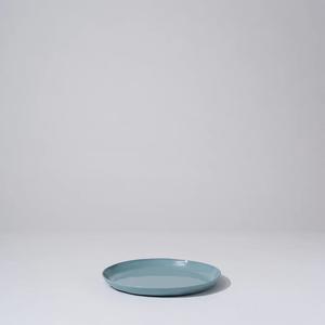 Assiette à dîner en céramique de qualité supérieure, finition bleue élégante, durable, résistante aux éclats, sans danger pour les aliments, idéale pour la table à manger moderne et les cadeaux - Product Image 2
