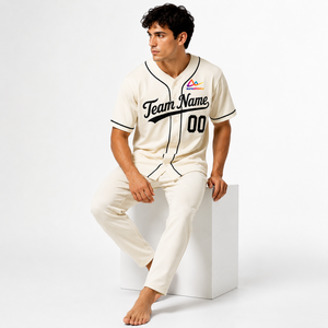 Maillot de baseball moderne conçu avec un tissu doux pour l'entraînement régulier et les matchs actifs, offrant une liberté de mouvement et un style sportif. - Product Image 6