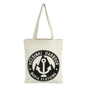 Eco-Friendly Striped Cotton Canvas Tote <b>Bag</b> with Rope Handle <b>Medium</b> <b>Size</b> Shoulder Strap Custom Printed Logo for Travel - Product Image 1