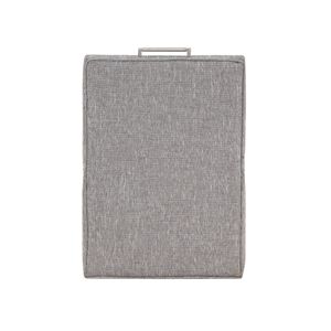 เก้าอี้สำนักงานหุ้มเบาะสีเทาอ่อนเดลล่า โมเดิร์น แอชเชน พร้อมล้อเลื่อน - Product Image 5