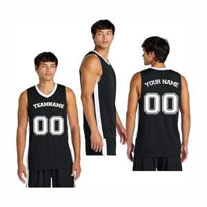 Camiseta de Baloncesto Casual Sublimada con Impresión Personalizada al por Mayor, Poliéster Premium Transpirable de Secado Rápido con Protección UV para Equipos Deportivos - Product Image 2
