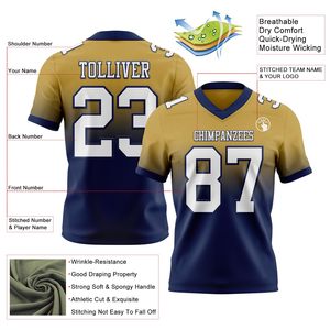 Camiseta de Fútbol Americano al por Mayor, Malla de Poliéster, Sublimación Completa, Logotipo Personalizado, Proveedor OEM, Secado Rápido, Transpirable, Ropa de Equipo - Product Image 6