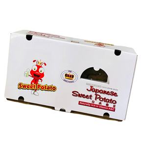 Boîte en carton ondulé auto-érectrice de style basique pour patates douces, emballage alimentaire agricole, taille 41*22*11, impression offset - Product Image 2