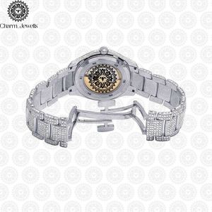 Charm_Jewells Women's Luxury Stainless Steel <b>Watch</b> 38mm Round Case Analog Quartz Sapphire Crystal Dial Folding Clasp - Product Image 2