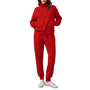 Conjunto Deportivo para Mujer, Sudadera Holgada y Pantalones Jogger, Estilo Informal para Ejercicio, Viajes y Uso Diario - Product Image 3