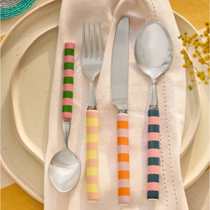 Best Style Modern Customized Stainless Steel Flatware Cutlery Dinnerware Set <b>Spoon</b> Fork Wedding Dining <b>Table</b> Sustainable - Product Image 1