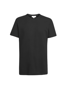 เสื้อยืดออกกำลังกายผู้ชายทรงหลวมโอเวอร์ไซส์ คุณภาพสูง ผ้าฝ้าย 100% ดีไซน์ริงเกอร์พร้อมโลโก้สั่งทำพิเศษ ด้านหน้าป้องกันขนร่วง ขายส่ง - Product Image 3