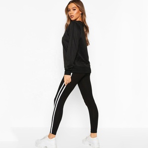 Customize Hot Selling Women Plus Size High Quality Tracksuit Outdoor Fashion Style Two Piece Jogger <b>Set</b> Windproof - Product Image 3