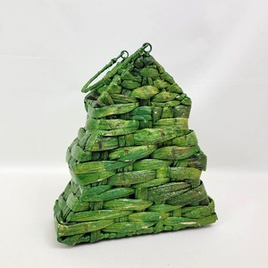 Cesta de almacenamiento de jacinto de agua colorida, tejida a mano, cestas para árboles de Navidad, decoración navideña - Product Image 2