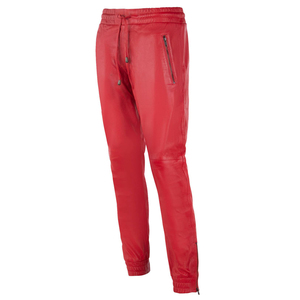 Pantalon en cuir slim fit tendance, pantalon en cuir véritable de haute qualité pour homme, pantalon en cuir de mouton au meilleur prix - Product Image 6