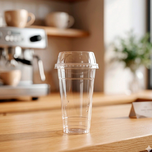 QUANG QUAN Transparent <b>Cup</b> <b>Plastic</b> <b>Cups</b> Cold <b>Drink</b> 12oz 16oz 20oz 24oz 32oz <b>Drink</b> Smoothie with Lid 95mm Diameter - Product Image 1