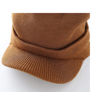 Vintage Ribbed Knit Beanie-Unisex Winter <b>Warm</b> <b>Hat</b> Soft Stretch Spandex/Cotton Minimalist Streetwear Essential - Product Image 1