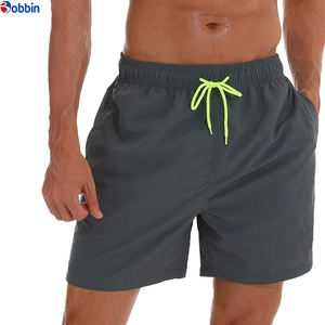 กางเกงขาสั้นผู้ชายรุ่นใหม่ ยืดได้ 4 ทิศทาง กางเกงบอร์ดชอร์ตสั่งทำพิเศษ กางเกงบอร์ดชอร์ตออกกำลังกายสำหรับผู้ชาย ชุดว่ายน้ำสีพื้นสำหรับผู้ใหญ่ - Product Image 2