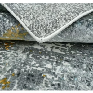 Tapis à boucles coupées en Tencel pour chambre à coucher, tapis imprimé à la main pour chambre d'enfant, en promotion directement du fabricant - Product Image 1