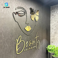 Lettres en acrylique brillant de haute qualité, non éclairées, en relief, pour l'extérieur et l'intérieur, personnalisables, n'importe quel design, pour mur, bâtiment, enseigne extérieure commerciale