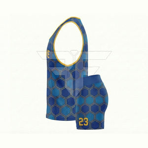 Nuevo Diseño de Uniforme de Atletismo Personalizado de Secado Rápido, Transpirable, 100% Poliéster, Antibacteriano, Ligero, Unisex para Adultos, Venta al Por Mayor - Product Image 4