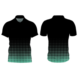 Polo pour homme en polyester et coton de haute qualité, motif uni, manches courtes, respirant, vente en gros - Product Image 5