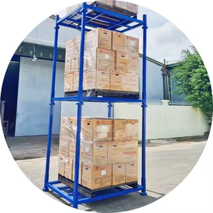 Rayonnages à palettes industriels empilables en acier robuste à 5 niveaux personnalisables pour entrepôts et centres de distribution - Product Image 6