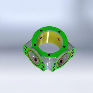 Bloque de Válvulas/Carcasa de Válvulas de Aleación de Aluminio Fundido Hidráulico o Neumático Yogi Engineering, Modelo 02 - Product Image 5