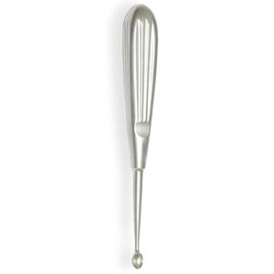 Cureta Dérmica Quirúrgica BILLEAU de Acero Inoxidable con Mango Sólido, Reutilizable, con Asa para la Oreja, Talla SM 160 MM, de la Mejor Calidad, Venta al por Mayor OEM - Product Image 3